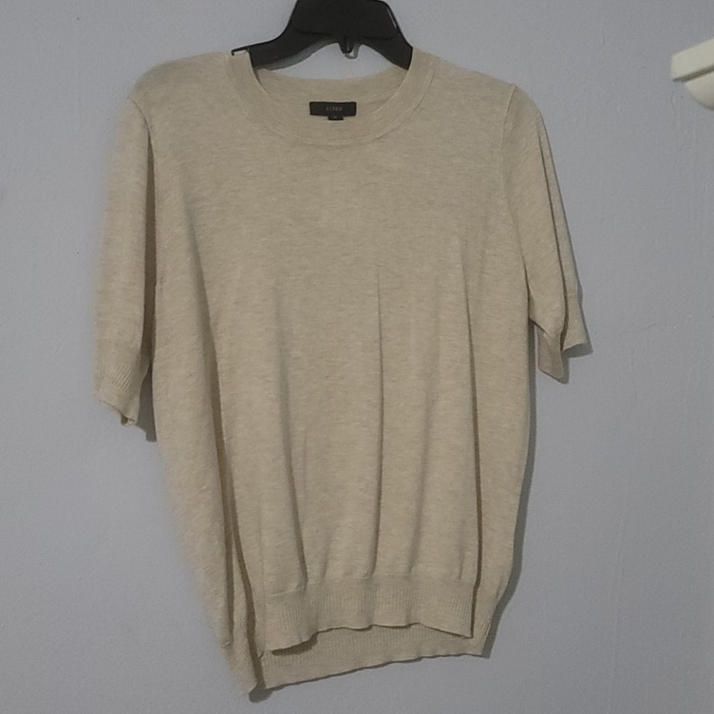 J Crew short sleeve sweater NWT
